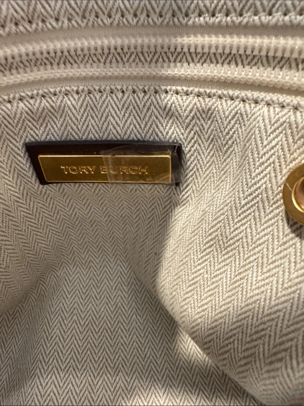 Tory Burch Brown Suede and Leather Whipstitch Ella Tote